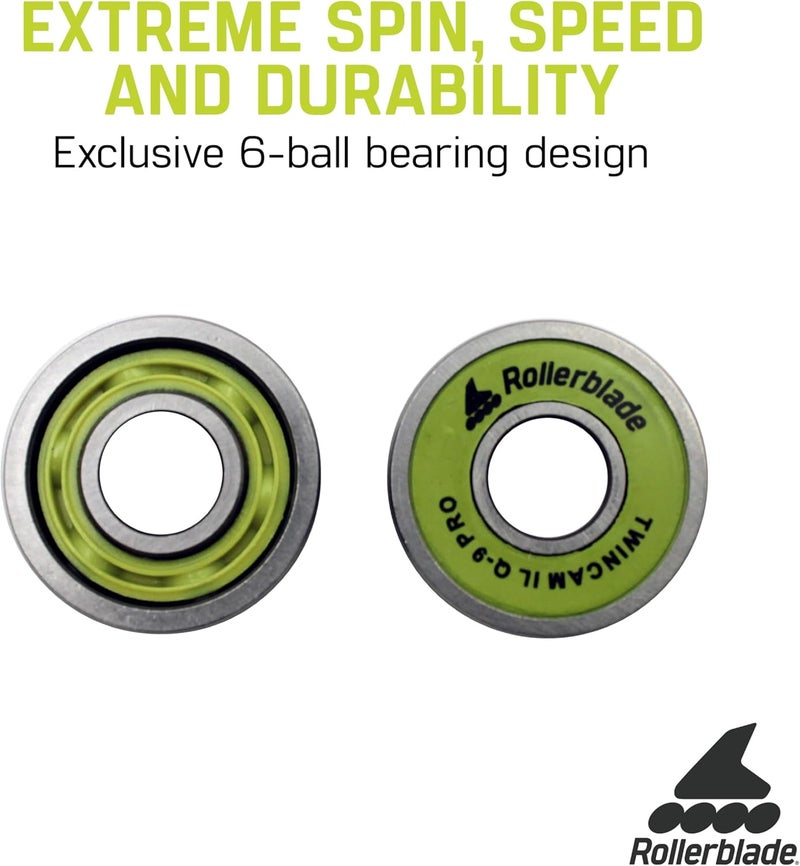 ROLLERBLADE Inline Skates ILQ-9 Pro Bearings, Green, 16 Pack - Image 2